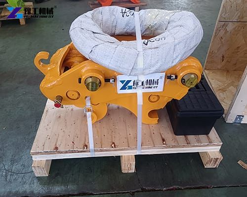 excavator quick hitch packaging