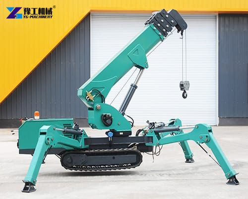 crawler spider crane display