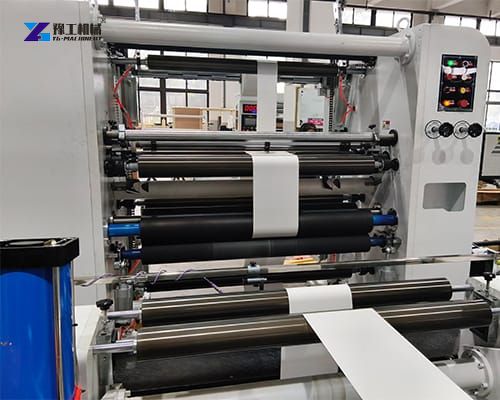 paper roll slitting machine testing before shipment