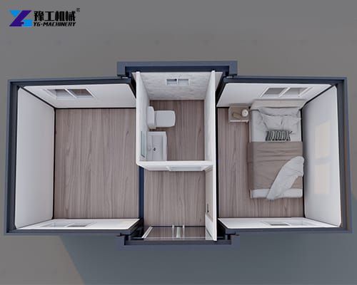 10ft expandable prefab house
