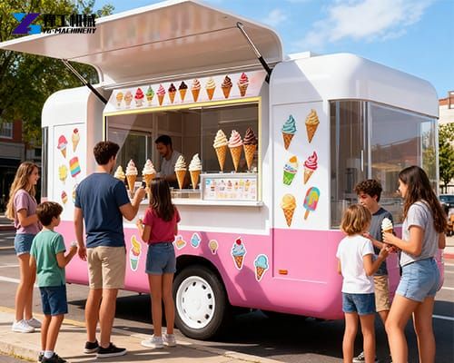 YG mobile ice cream food trailer