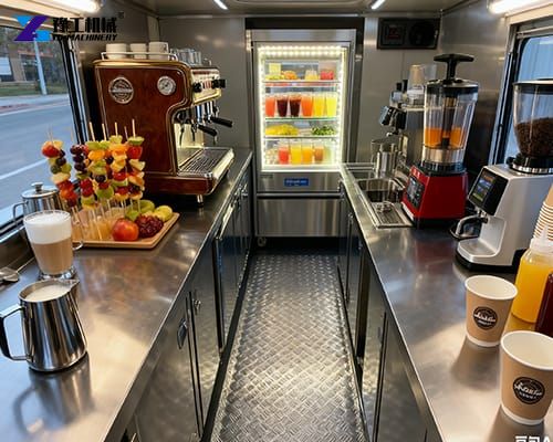 drink trailer inner space display