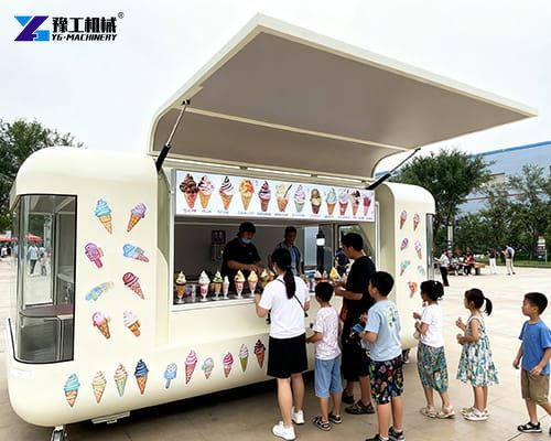 mobile ice cream trailer