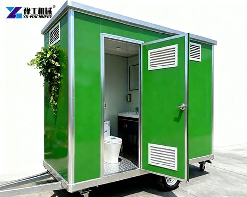 mobile toilet and shower trailer