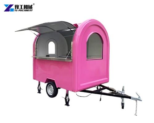 small ice cream trailer