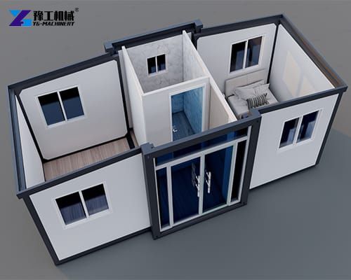 tiny expandable prefab house