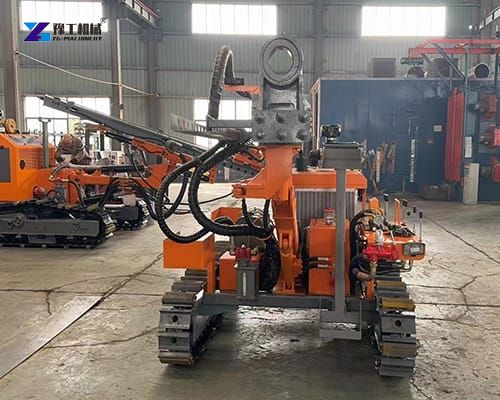 DTH drilling rig exported to Singapore