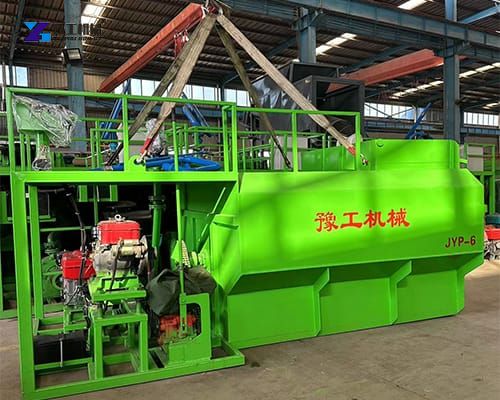 hydroseeding equipment for shipment