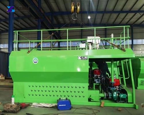 hydroseeding equipment in the factory