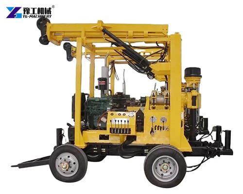 trailer mounted core drilling rig equipment