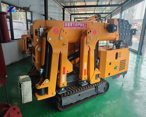 3T crawler spider crane in factory