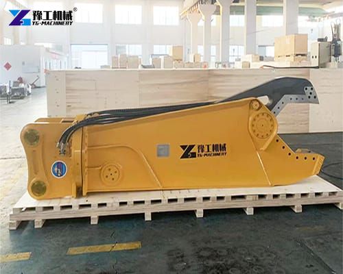 demolition shear attachment in factory
