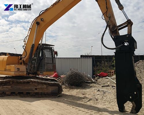 excavator demolition shear attachment for sale