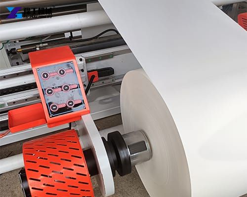 paper unwinding system for paper slitting