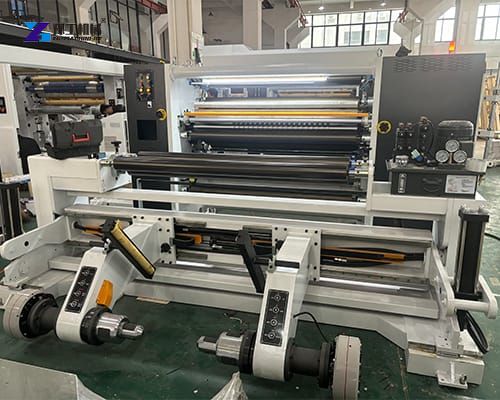 roll to roll slitting unwinding part