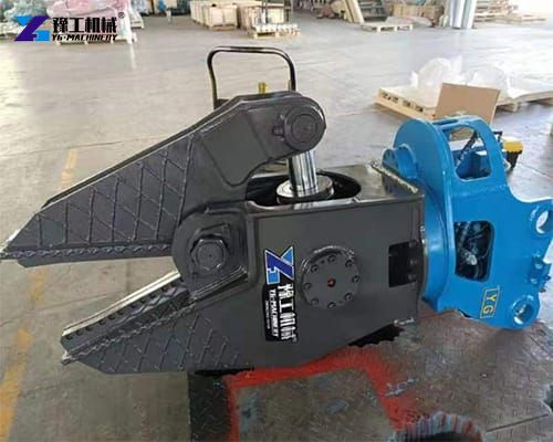 single cylinder hydraulic shear for excavator