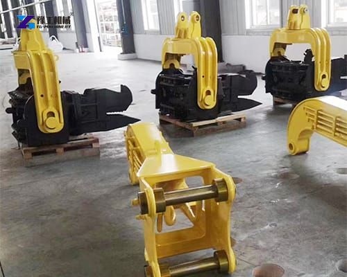 vibratory pile driver for excavator in factory