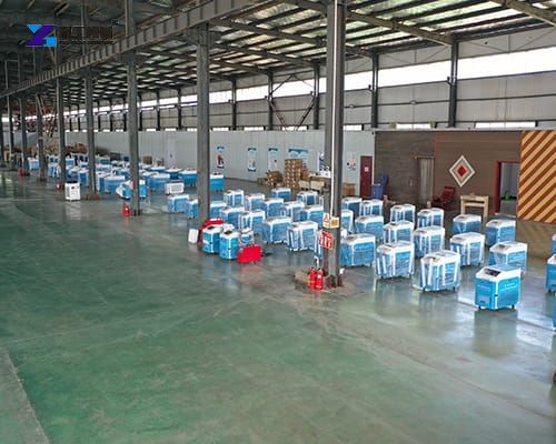 YG laser rust removal equipment in factory
