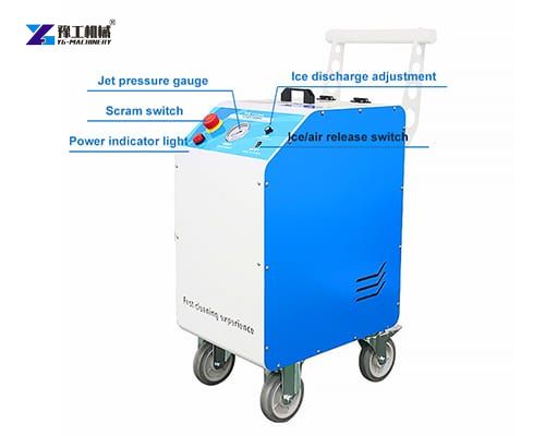 YGP6 dry ice blasting machine details