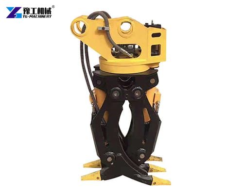 excavator log grapple