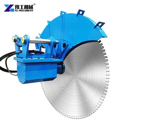 excavator rock saw attachment