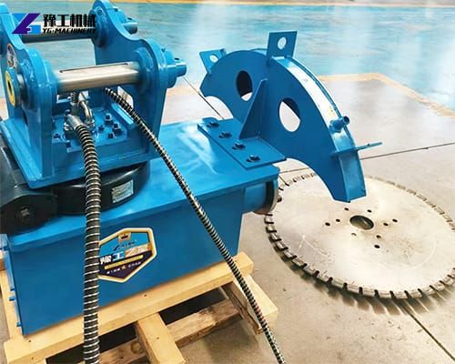 excavator rock saw for sale in factory