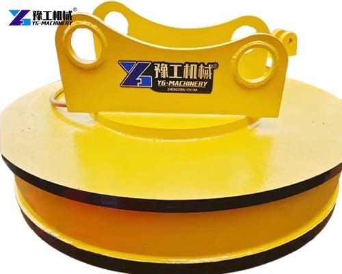 excavator scrap magnet