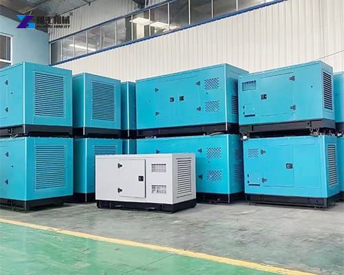 genset diesel generators in factory