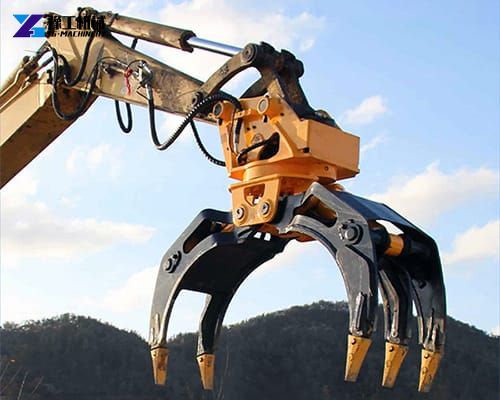 hydraulic log grapple for sale display