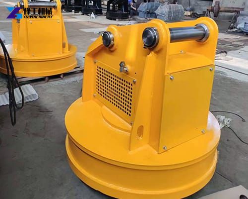 hydraulic magnet excavator attachment