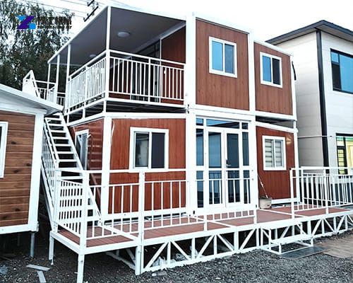 two story foldable house