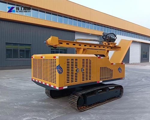 crawler photovoltaic pile driver