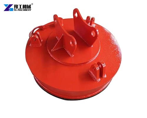 scrap metal magnet for excavator