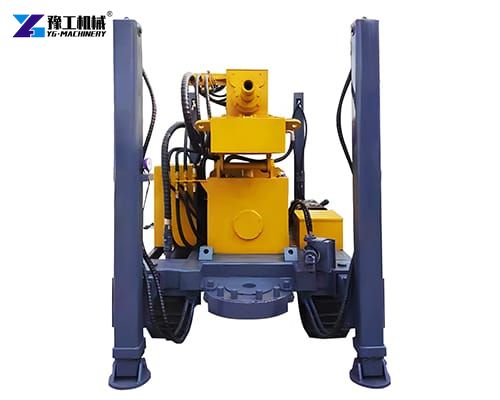 water well drilling equipment display