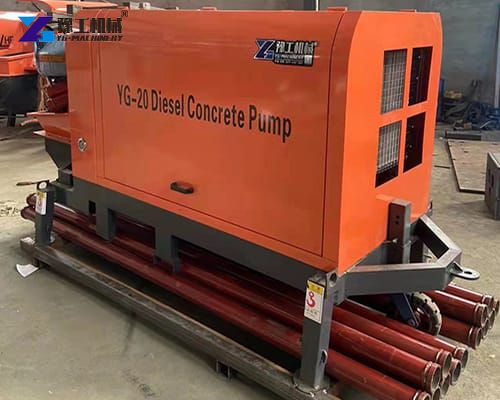 YG-20 diesel small concrete pump