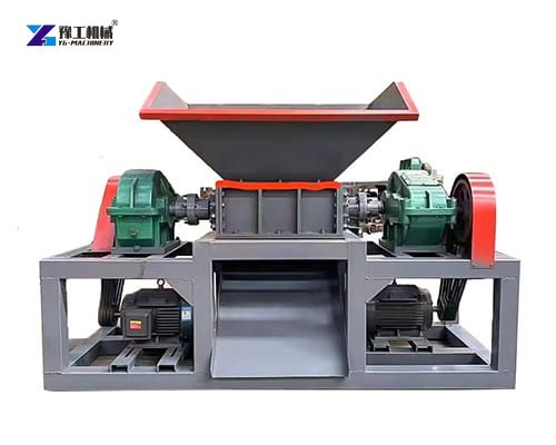 double shaft shredder machine