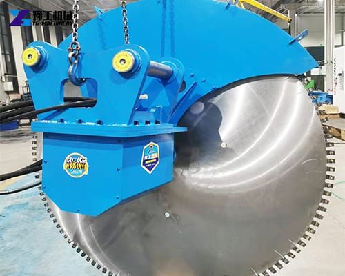 excavator tree saw attachment