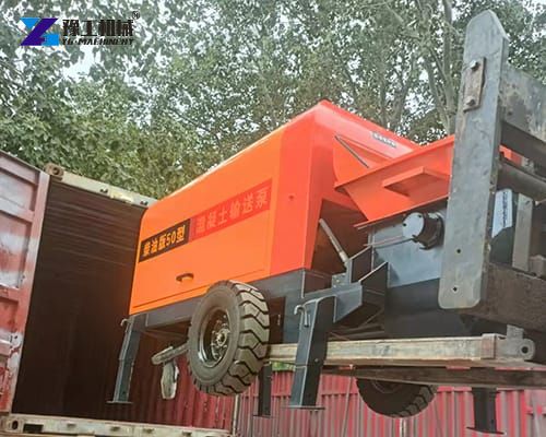 mobile concrete pump for sale