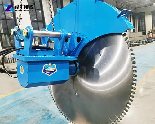 tree saw attachment for excavator
