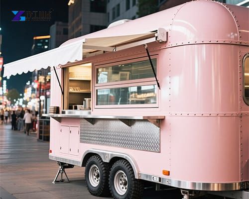 YG french fries food trailer