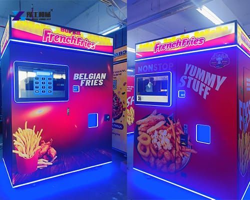 automatic french fries vending machine for sale