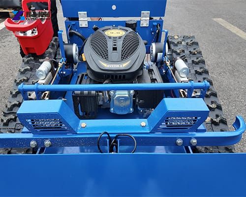 electric remote control lawn mower display