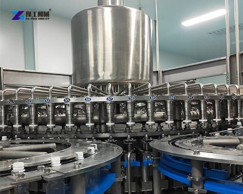 filling system for the bottled mineral water