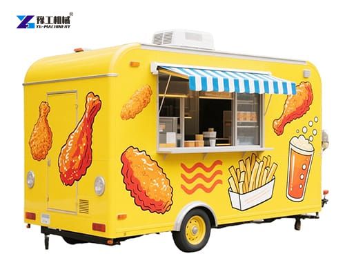 french fries food cart