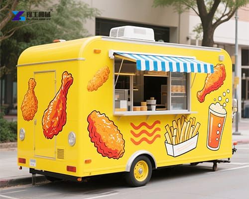 french fries food trailer for sale