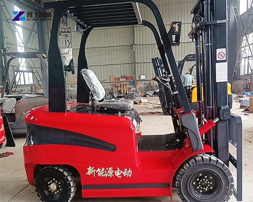 mobile compact forklift in factory