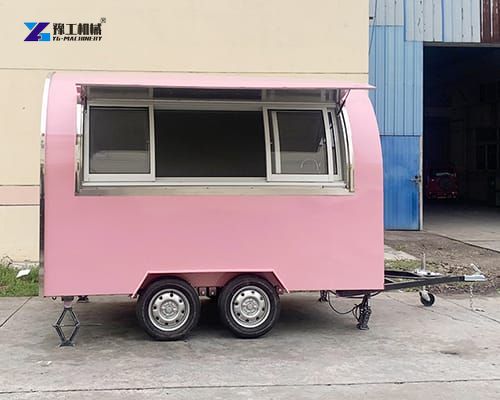 round food trailer for hot dog
