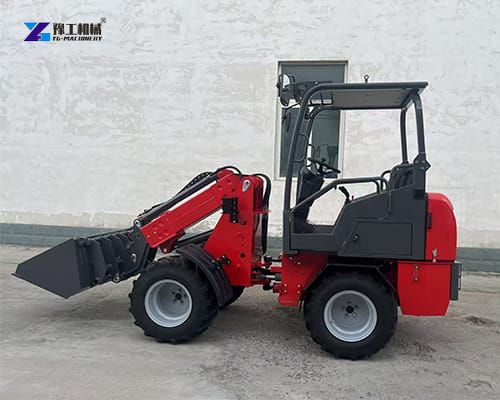 electric wheel loader for sale display