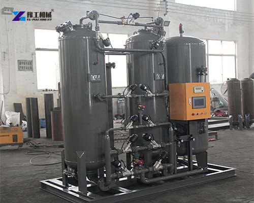 industrial oxygen generator display