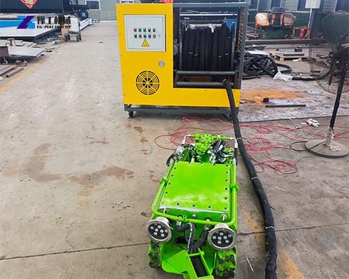sludge removal robot in factory